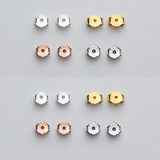 10pcs 925 Sterling Silver Earring Stopper Back for Women DIY Jewelry