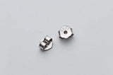 10pcs 925 Sterling Silver Earring Stopper Back for Women DIY Jewelry