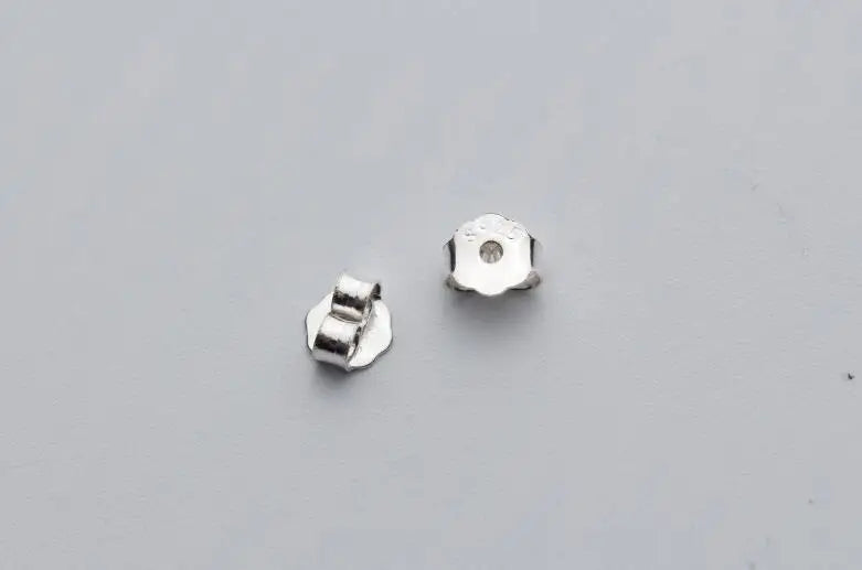 10pcs 925 Sterling Silver Earring Stopper Back for Women DIY Jewelry