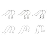 10pcs 925 Sterling Silver Earrings Hooks for DIY Jewelry Making