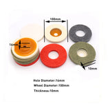 10pcs 100mm Wool Nylon Polishing Wheels Buffing Pads for Metal Glass