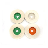 10pcs 100mm Wool Nylon Polishing Wheels Buffing Pads for Metal Glass