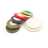 10pcs 100mm Wool Nylon Polishing Wheels Buffing Pads for Metal Glass