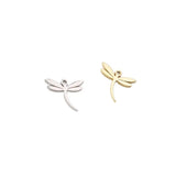 10pcs 10mm Stainless Steel Dragonfly Charm Pendant DIY Necklace