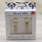 DIY Jewelry Display Box 10x10x2.5cm Party Favors Packaging Boxes