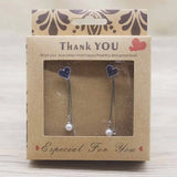 DIY Jewelry Display Box 10x10x2.5cm Party Favors Packaging Boxes