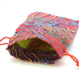 10x14cm Drawstring Pouch Jewelry Gift Bag Ethnic Style Wedding Christmas