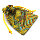 10x14cm Drawstring Pouch Jewelry Gift Bag Ethnic Style Wedding Christmas