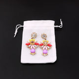 10pcs 10x14cm Jute Gift Packaging Bags