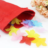 10pcs 10x14cm Small Bags Jute Jewelry Pouches Red
