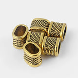 10pcs 10x6mm Licorice Dots Sliders Spacer Leather Findings