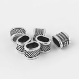 10pcs 10x6mm Licorice Dots Sliders Spacer Leather Findings