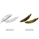 10pcs Feather Bezel Hairpin Barrette Bobby Pin