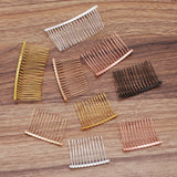 10pcs Metal Bridal Hair Combs Wedding Hair Accessories DIY