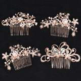 10pcs Metal Bridal Hair Combs Wedding Hair Accessories DIY