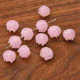 10pcs 12mm Flower Lampwork Beads DIY Glass Beads For Jewelry Making