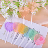 Bling Glitter Heart Lollipop Resin Charms Earring Keychain Jewelry Making