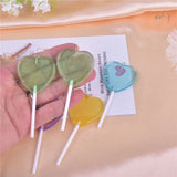 Bling Glitter Heart Lollipop Resin Charms Earring Keychain Jewelry Making