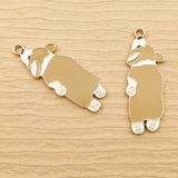 10pcs Enamel Dog Charm for Jewelry Making DIY Earring Pendant Bracelet Necklace