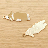 10pcs Enamel Dog Charm for Jewelry Making DIY Earring Pendant Bracelet Necklace
