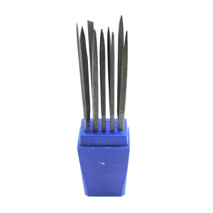 10pcs 140mm Metal Files Set Flat Triangle Round Square Half-Round