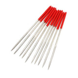 10pcs 140mm Round Diamond Needle File Set for Polishing Carving Wood Rasp