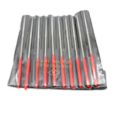 10pcs 140mm Round Diamond Needle File Set for Polishing Carving Wood Rasp