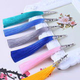 10pcs Polyester Silk Tassel for Earring Charm Making Pendant Diy Jewelry Crafts