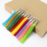 10pcs Polyester Silk Tassel for Earring Charm Making Pendant Diy Jewelry Crafts