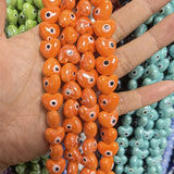 10pcs Heart Shape Ceramic Beads DIY Spacer Mix Love Heart Bead Jewelry Making