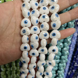 10pcs Heart Shape Ceramic Beads DIY Spacer Mix Love Heart Bead Jewelry Making