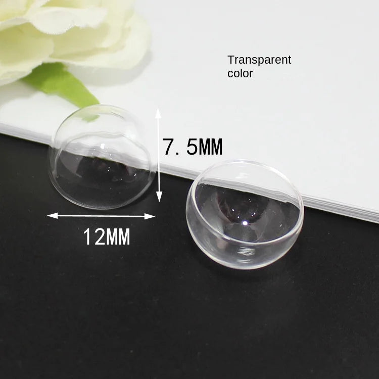 10pcs Glass Cover for Pendant Necklace Jewelry