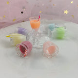 10pcs 3D Drink Bottle Ice Cream Resin Charms Pendants DIY Decoration