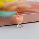10pcs 3D Drink Bottle Ice Cream Resin Charms Pendants DIY Decoration
