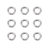 10pcs 15mm 17mm Stainless Steel Keyring Snap Clasps for DIY Jewelry Making