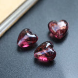 10pcs 15mm Heart Shape Lampwork Glass Beads Multi-color Jewelry DIY