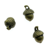 10pcs 3D Acorns Charm Pendants for Jewelry Making