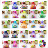 10pcs Organza Bag Pouches Jewelry Packaging Birthday Party Decor Supplies