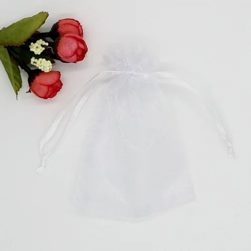 10pcs Big Organza Bags Wedding Drawstring Christmas Gift Bag Pouches