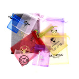 10pcs Big Organza Bags Wedding Drawstring Christmas Gift Bag Pouches