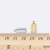 10pcs Stainless Steel High Razor Charms Pendant 2 Colors
