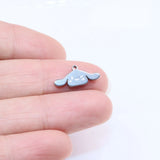 10pcs StainlessSteel Pretty Head Women Charm Pendant