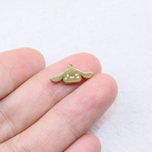10pcs StainlessSteel Pretty Head Women Charm Pendant