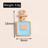 10pcs 16*9mm Perfume Bottle Charms for Jewelry Making