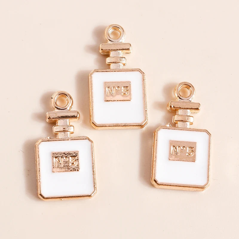 10pcs 16*9mm Perfume Bottle Charms for Jewelry Making