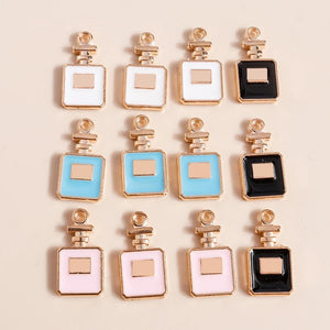 10pcs 16*9mm Perfume Bottle Charms for Jewelry Making