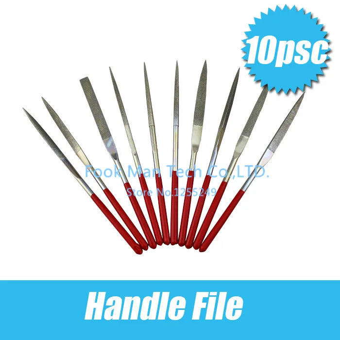 10pc 160mm Diamond Needle Files Set Craft Tool Metal Glass Stone