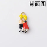 10pcs Wedding Couple Charms Anniversary Alloy Pendant DIY Jewelry