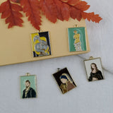 10pcs Enamel Painting Charms for Jewelry Making Earring Pendant Necklace F919