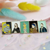 10pcs Enamel Painting Charms for Jewelry Making Earring Pendant Necklace F919
